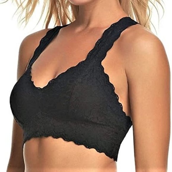 FREE* NEW Felina Lace Bralette Racerback bra - Picture 1 of 5